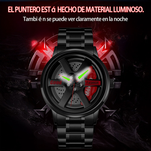 Reloj Giratorio Rin Reloj Hombre Deportivo Reloj Analogico