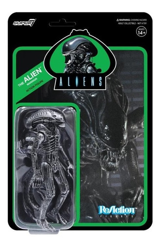 Figura Alien Xenomorph Warrior - Reaction Super 7