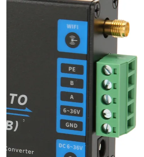 Convertidor Inalámbrico Ethernet Serie A Wifi Rs232 Rs485