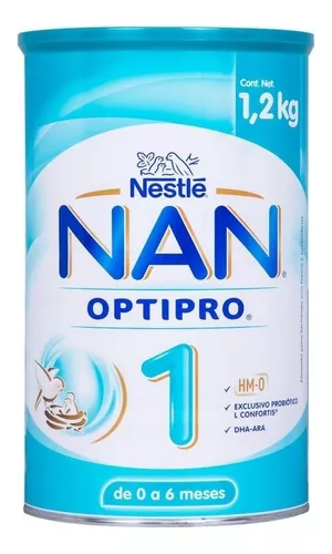 NAN 1 - Formula lactea infantil de inicio en polvo - 1 / 0 a 6 meses x 400  g
