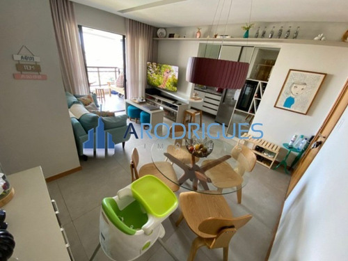 Imagem 5 de 15 de Apartamento À Venda 2/4 Climatizados (1 Suíte) 70m2 Com Uma Vaga De Garagem, No Condomínio Residencial Mais Completo Da Região. - Ap00783