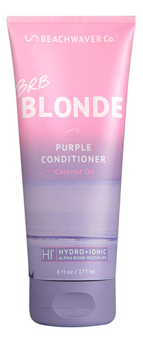 The Beachwaver Co. Brb Blonde Purple Acondicionador, 6 Onzas