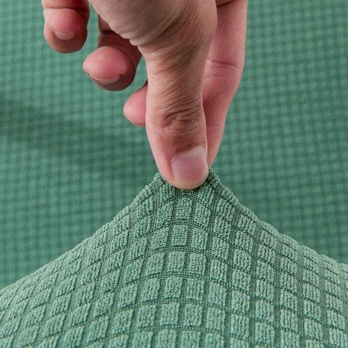 W Funda De Sofá Funda De Cojín Para Asiento 3 Plazas Verde