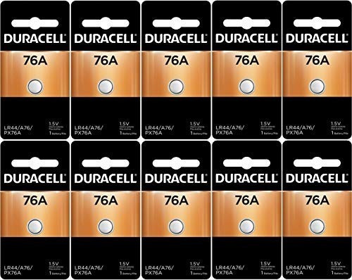 Batería De Botón Duracell Lr44 Duralock 1.5v (10 Conteos)
