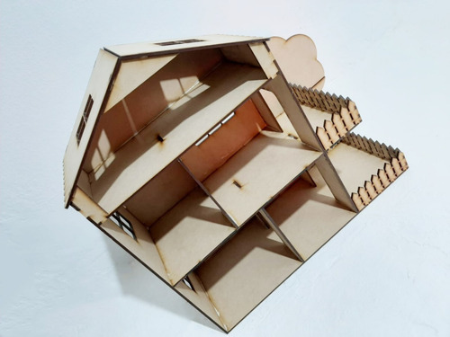 Casa De Muñecas Mdf, Casa Lol Para Pintar, Para Niños