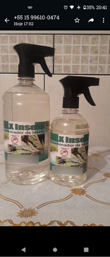 Exterminador Orgânico De Pragas Kit Com 2 De 500ml Cada !