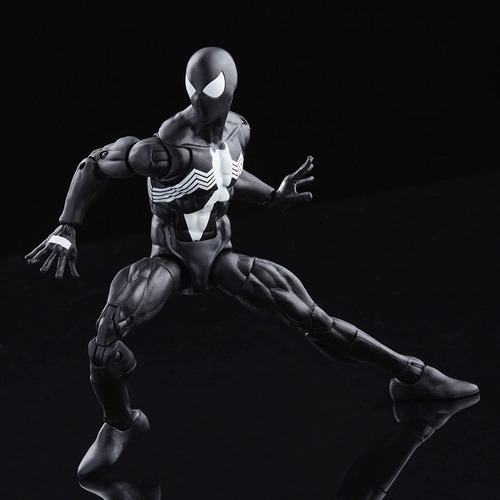 Spiderman Simbiote Black Suit Marvel Legends Retro (Reacondicionado)
