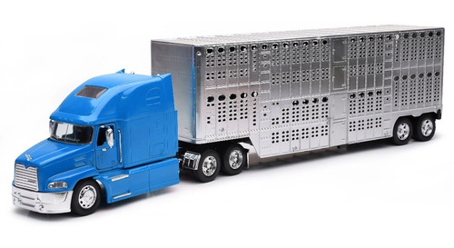 1/32 Trailer Mack Pinnacle Con Jaula, Ganadero Newray