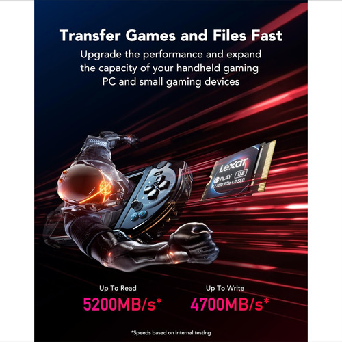 Disco Ssd Lexar Play 2230 Gen 4 5200mb/s Nvme M.2