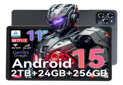 Tablet Android 15 Tablet-11 Polegadas, Ecrã Fhd, 24 Gb De Ra