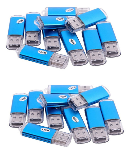 20 X Memoria Usb 2.0 Memory Stick Flash Drive 128mb Regalo