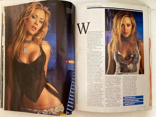 Revista Maxim Goes To The Movies Usa #1 Kristanna Loken 2003 (Usado)