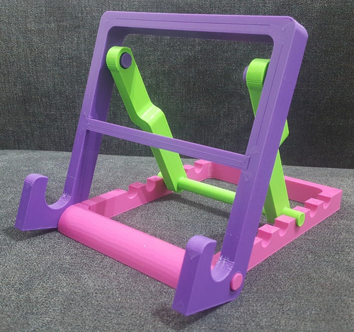 Soporte Stand Dock Para Tablet Libro Cuaderno Grande Imp 3d A