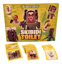 Comprar Album \u002F\u002F Skibidi Toilet + 100 Figuritas Diferentes P\u002F Pegar