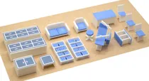 Comprar Muebles Para Maquetas Y\u002Fo Dioramas Set Consultorio Dental