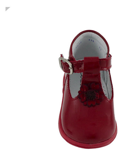 Zapato Niña Coloso 935 Piel Charol Rojo Arco Soporte 12 A 14