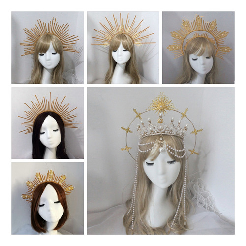 (4 #mold) Diadema Con Forma De Aureola De Ángel Para Cosplay