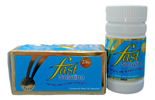 Fast Solution Plus 30 Cápsulas Original Producto De Calidad 