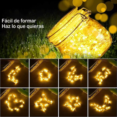 Luces Decorativas Cadena De Luces De Hadas 2m 12piezas