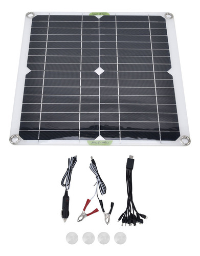 Panel De Energía Solar Portátil 200w 5v Impermeable Ligero