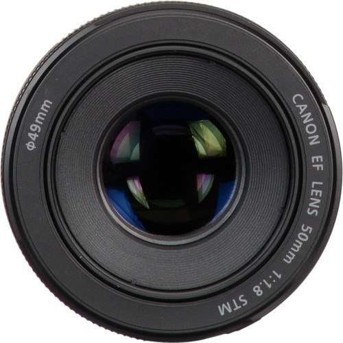 Lente Canon Ef 50 mm F/1.8 Stm Color Negro