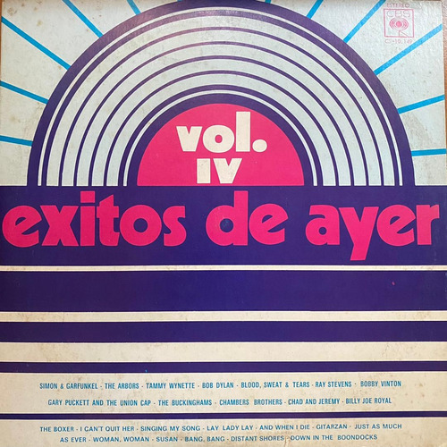 Disco Lp - Variado / Exitos De Ayer Vol. 4 (Usado)