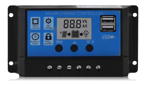 Controlador De Painel Solar 100a Controlador De Recarregador