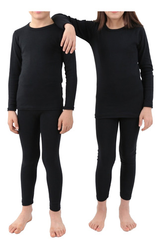 Conjunto Térmico Primera Piel Calza Y Remera Niños Niñas 