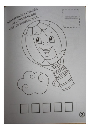 Libro Mawis Aprendo Palabras Infantil Colorear Con Stickers