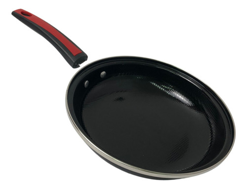 Frigideira Esmaltada Cabo Antiaderente Aço Carbono Alumínio