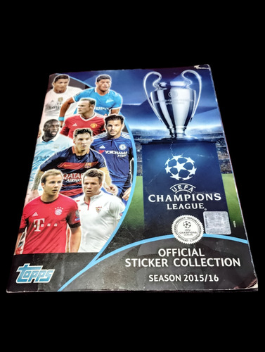 Champions League 2015/16 Album Topps Laminas Football Futbol (Usado)