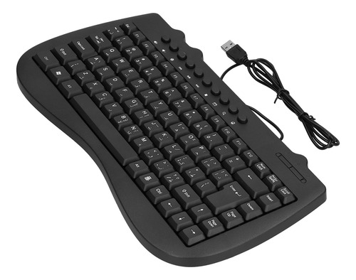 Teclado Para Pc, Usb, Plástico Duradero, 87 Teclas, Teclados