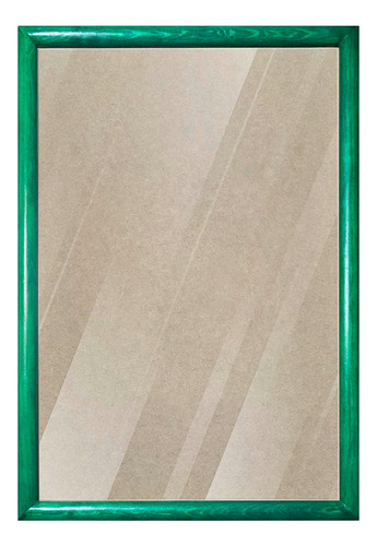 1 Marco De Madera 11x17 Pulg Todo Incluido Vidrio Claro Verde Media Caña 2.0cm