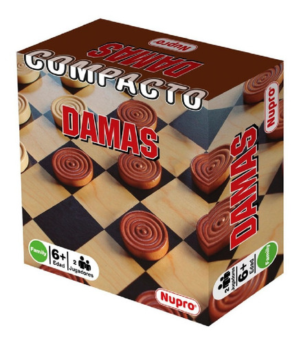 Juego De Mesa Damas Compacto Nupro 