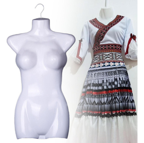 Manequim Pendurado Feminino Display Corpo Altura 67,5 Cm