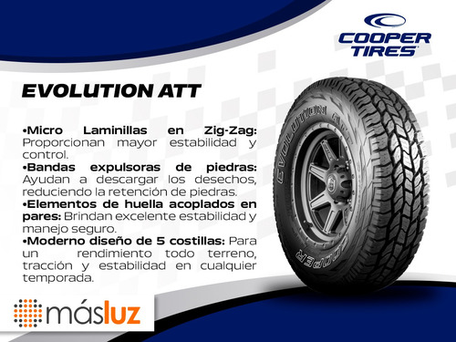 1 Llanta Evolution Att Cooper Medida 255/70r16 111t Sl