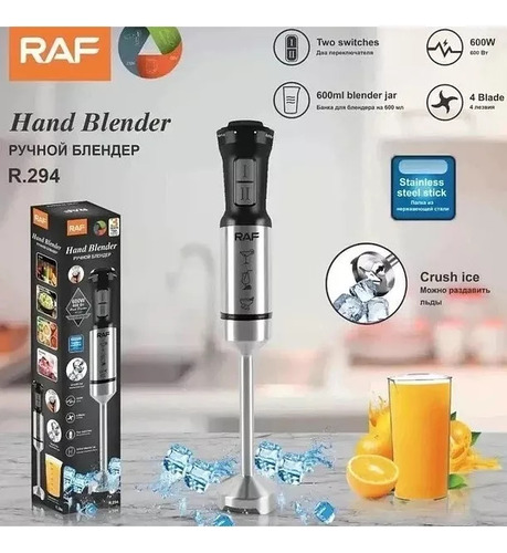 Batidor De Mano Batidora De Inmersión 600w Raf R.294