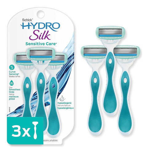 Schick Hydro Silk Razor - Maquinillas De Afeitar Desechables