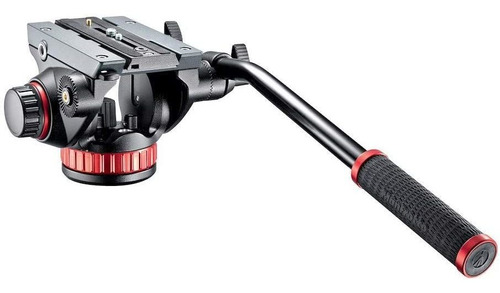 Cabezal De Video Manfrotto 502 Mvh502ah  Negro  15 Libras