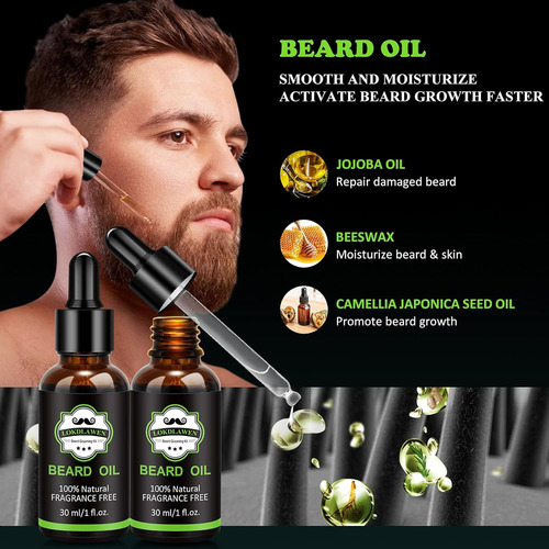 Kit De Barba Para Homens Com Sabonete De Barba, Condicionado