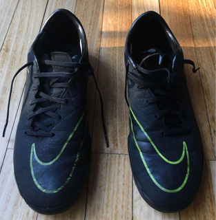 botines nike hypervenom negros