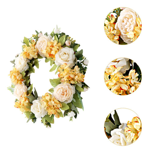 Corona De Flores Artificial Flores