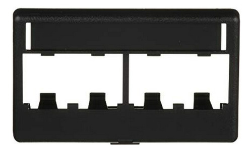 Panduit Cffpl4bl - Placa Frontal Para Muebles Modulares (4 P