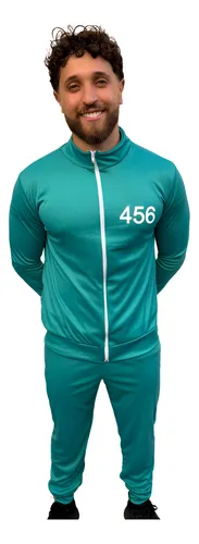 Fantasia Uniforme Dos Jogadores Round 6 Adulto Carnaval