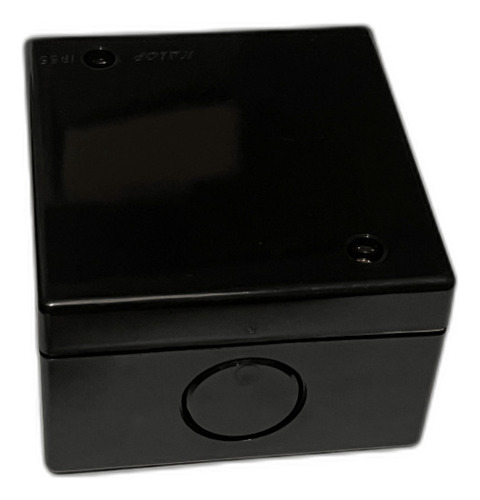 Caja Registro Richi Ip 40 2 Modulos Negra