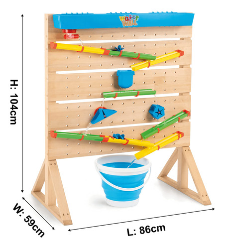 Mesa De Agua Sensorial Con Juego De Cascada Educativo.