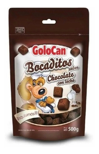Bocaditos Finos Golocan Sabor Chocolate X 500 Gms