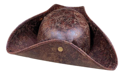 Chapéu De De De Couro Falso Chapéu Tricórnio Chapéu