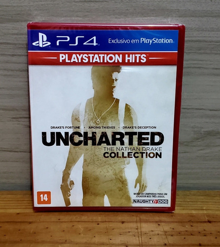 Uncharted Collection Ps4 100% Português Mídia Física Novo