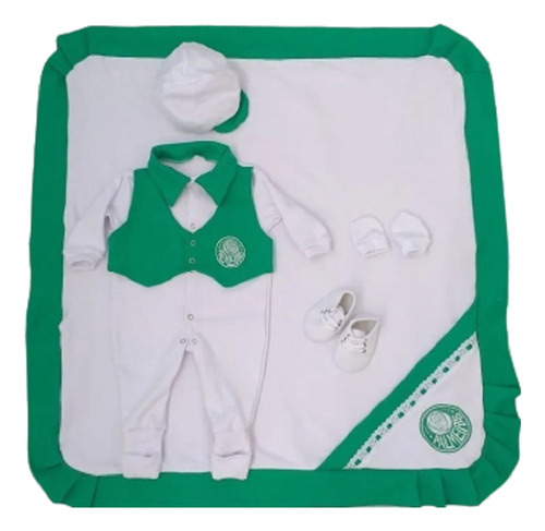 Saída Maternidade Do Palmeiras Masculino Vem 5 Pçs